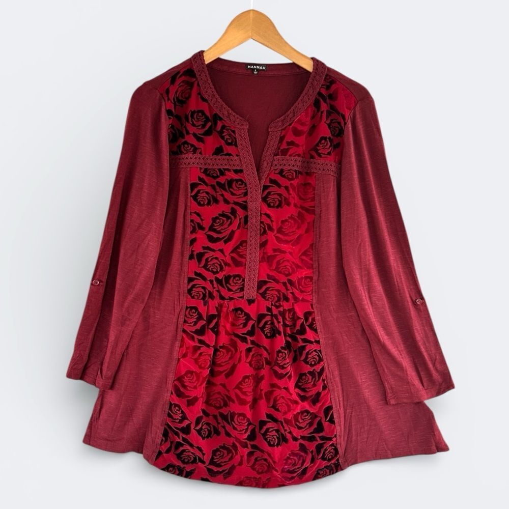 🎉5 for $45🎉Hannah top blouse shirt size L